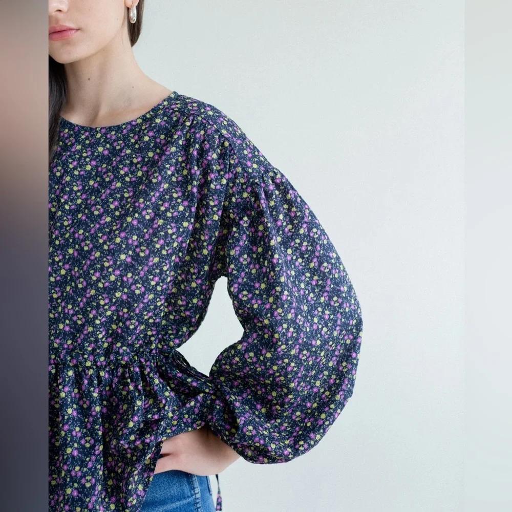 A Bronze Age Ivy Blouse - White Eyelet - Picture 7 of 9